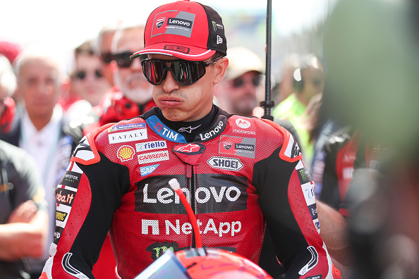 Marc Marquez Out in Barcelona, Bagnaia Flies Solo for Ducati