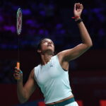 PV Sindhu pictured during the 2026 Badminton Asia Championships