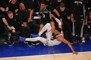 Karl-Anthony Towns Foul Trouble Derails Knicks Early as Spurs Dominate NBA Finals Game 4