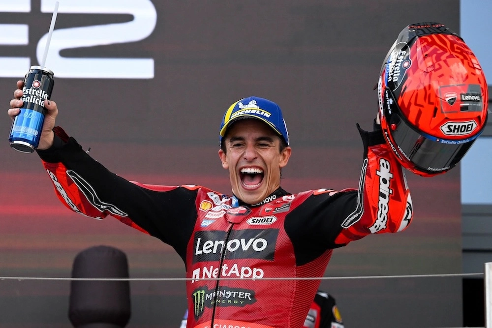 Marc Marquez Reaches 100-Win Milestone in Tense Hungarian Grand Prix Battle