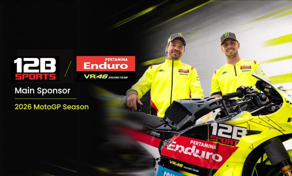 cover img_12B SPORTS Named Main Sponsor of VR46 Racing Team for the 2026 MotoGP Season