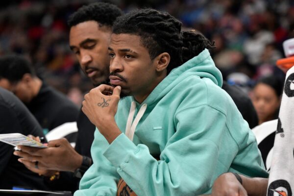 Ja Morant Signs His Blazers Jersey With the Wrong Number in Funny Blunder