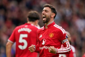 Bruno Fernandes Hat-Trick Powers Man Utd Past Ipswich