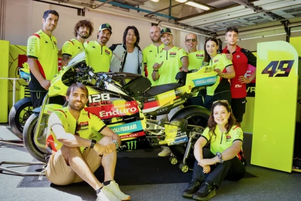 12B SPORTS and VR46 Racing Team Share MotoGP Culture with Hollywood Star in Tavullia