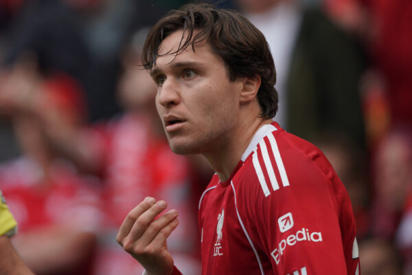 Federico Chiesa Left Out of Liverpool's Champions League Squad Again by Iraola