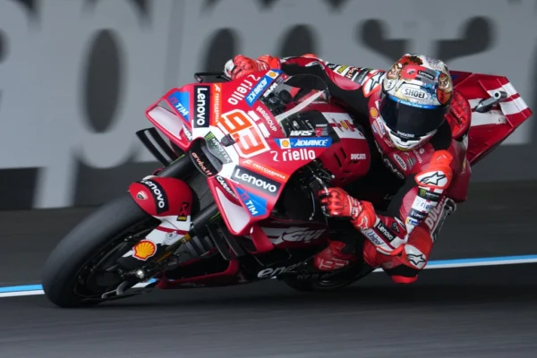 Marc Marquez riding the Ducati Lenovo No. 93 at the 2026 MotoGP Japanese Grand Prix in Motegi
