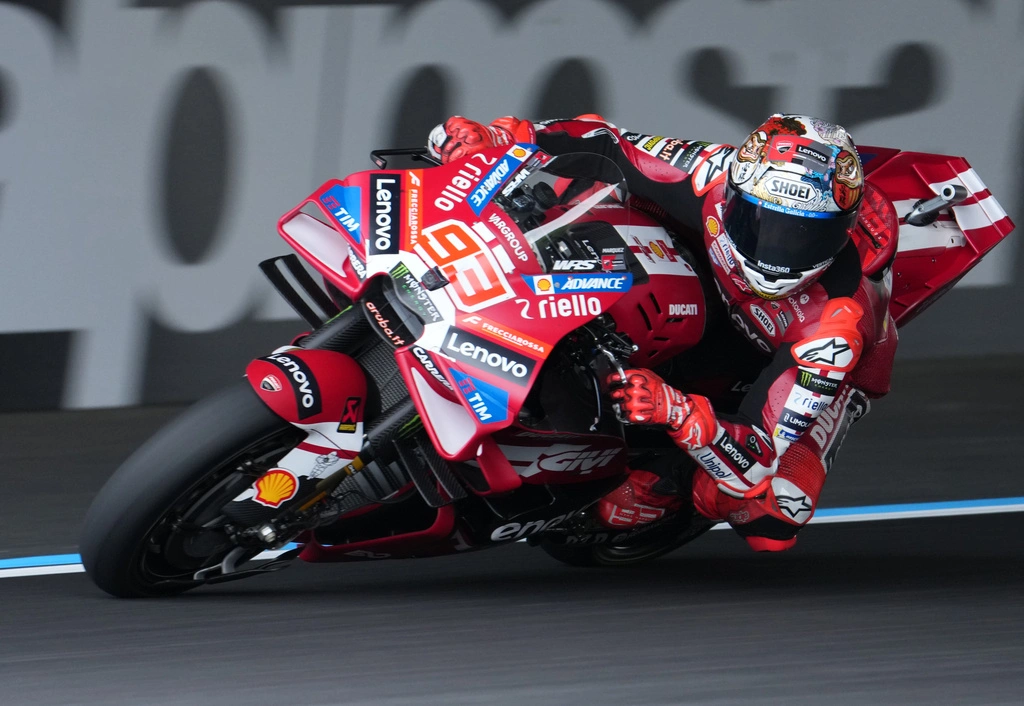 Marc Marquez riding the Ducati Lenovo No. 93 at the 2026 MotoGP Japanese Grand Prix in Motegi